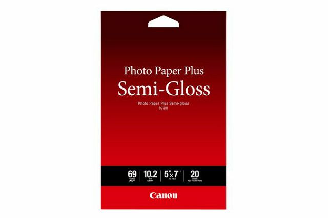 Canon Photo Paper Plus Semi-gloss SG-201 20x25cm 20 listova foto papir za ispis fotografije Satin 260gsm ISO91 8x10" 20 sheets SG2018X10 (BS1686B018AA)