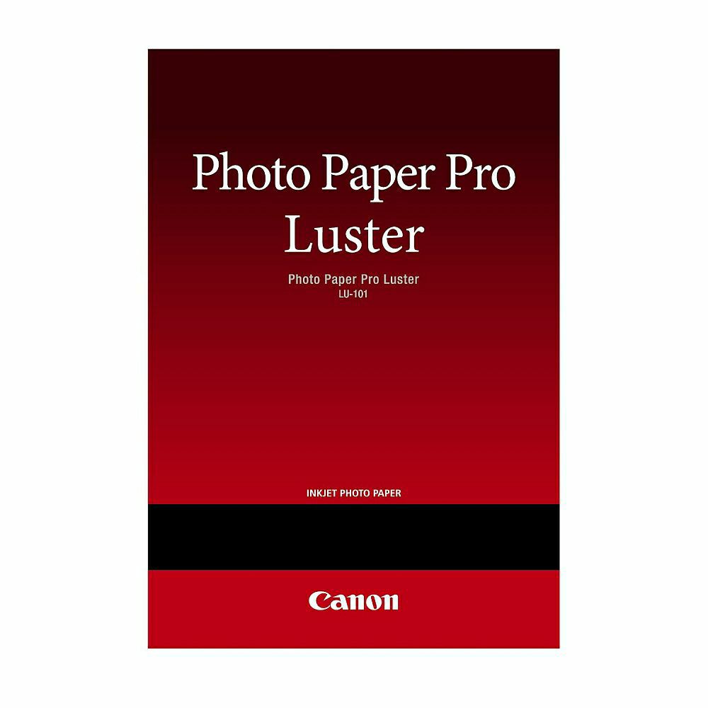 Canon Photo Paper Pro Luster LU-101 32.9x48.3cm A3+ 20 listova foto papir za ispis fotografije Matte 260gsm ISO92 0.26mm 20 sheets LU101A3+ (6211B008AA)