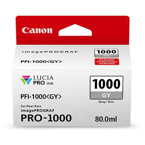 Canon Pigment Ink Tank PFI-1000 Lucia PRO Grey 80ml PFI1000GY siva tinta za printer imagePROGRAF PRO-1000 (0552C001AA)