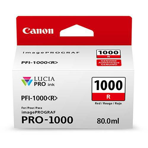 Canon Pigment Ink Tank PFI-1000 Lucia PRO Red 80ml PFI1000R crvena tinta za printer imagePROGRAF PRO-1000 (0554C001AA)