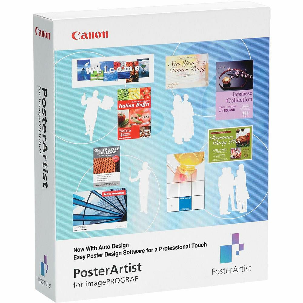 Canon PosterArtist program s naprednim funkcijama za plotanje POSTART (7025A040AB)