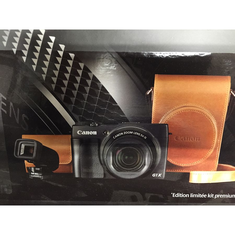 Canon Powershot G1X II KIT kompaktni digitalni fotoaparat G1-X Mark II + Elektronsko tražilo EVF-DC1 + kožna torbica (9167B025AA)