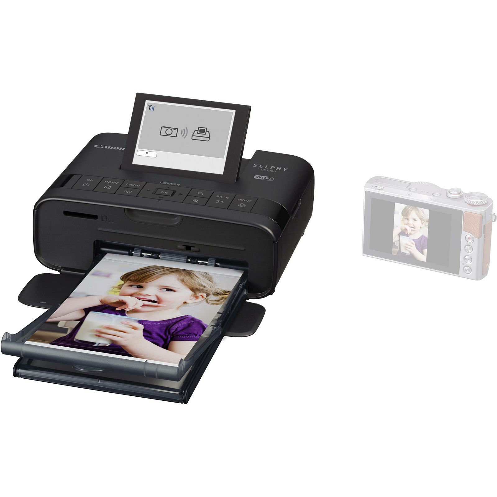 Canon Selphy CP1300 Black BK EU20 crni termosublimacijski instant foto printer (2234C002AA)