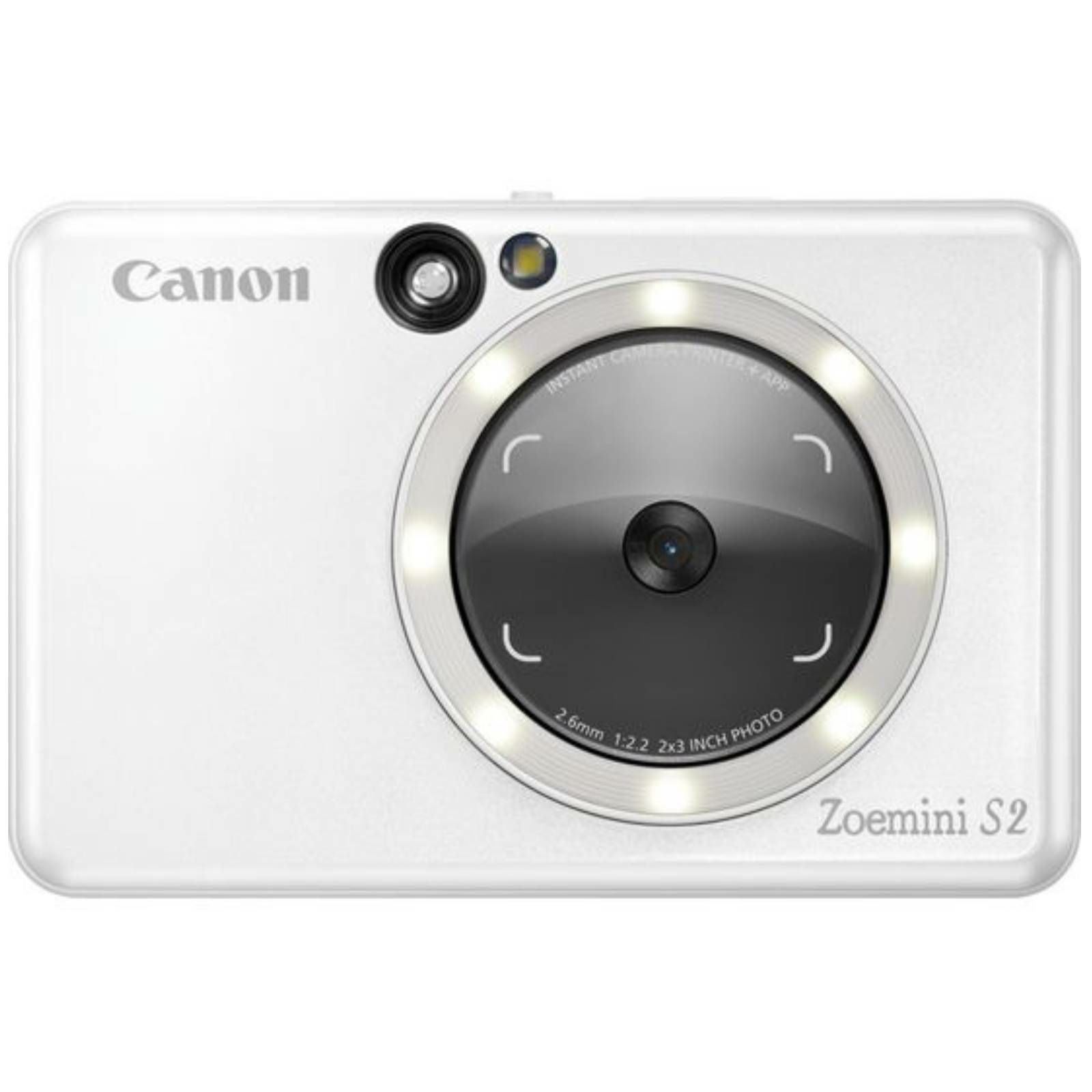 Canon Zoemini S2 Pearl White Instant fotoaparat s trenutnim ispisom fotografije (4519C007AA)