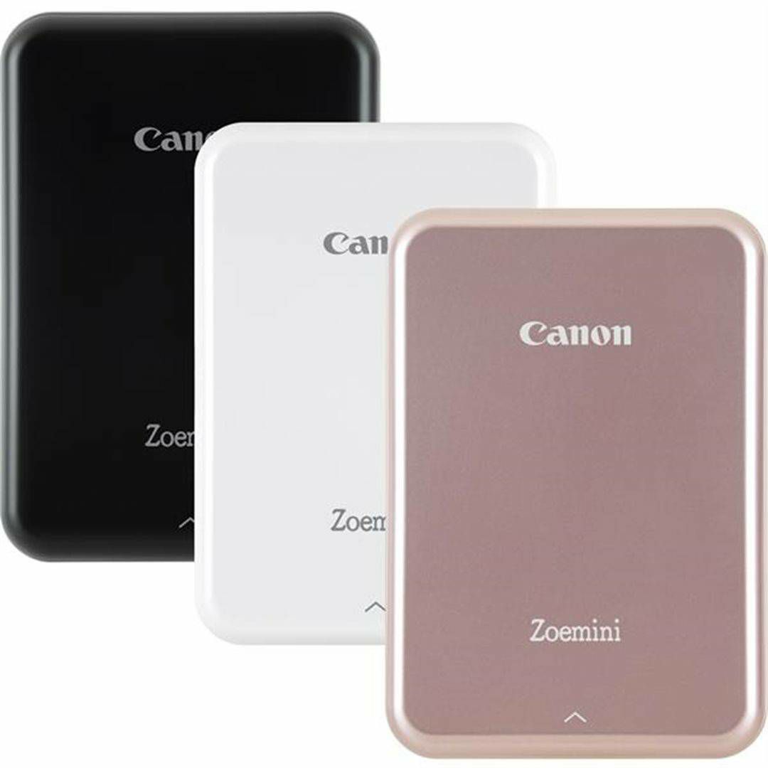 Canon Zoemini Zink Mini Mobile Photo Printer White Silver (3204C006AA)