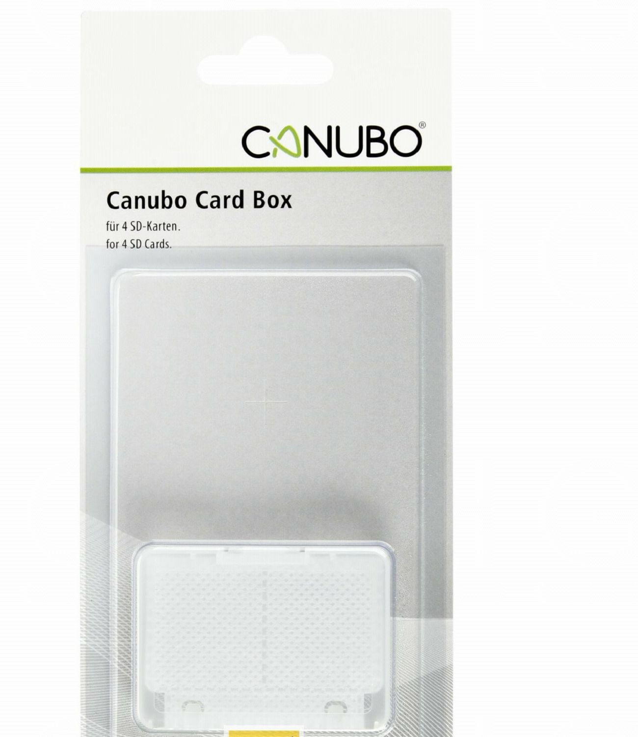 Canubo SD Card Box transparent for 4 SD Cards kutijica za 4x SD kartice (CB8031662)
