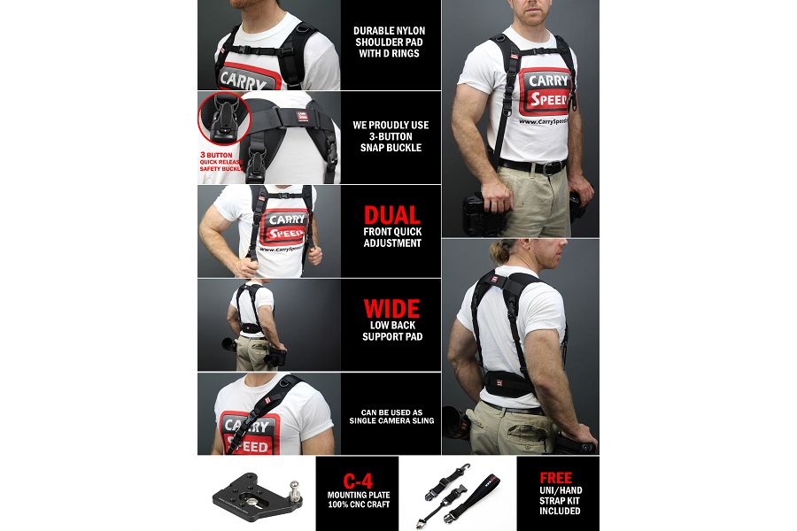 Carry Speed CS Double Pro MK II camera sling system strap