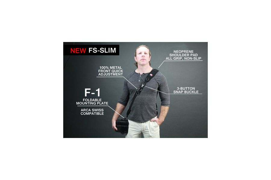 Carry Speed FS-Slim + F1 pločica camera sling strap with F-1 foldable mounting plate Arca Swiss Quick release