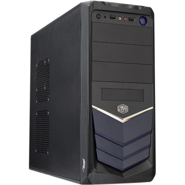 Case Midi ATX Gamer Akyga AKY004BK colorFan/12cm w/o PSU