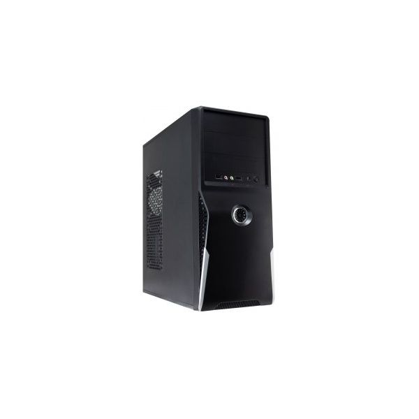 Chassis AKYGA Micro Tower Micro ATX, 2xUSB2.0, Galvanized Steel, PSU optional, Black