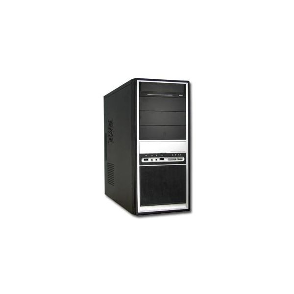 Chassis INTER-TECH IT-AOC-01 Midi Tower, 1x ATX, 7 slots, 1xaudio, PSU installed 1 x 500W, Black