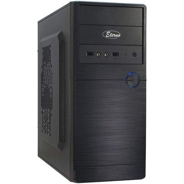 Chassis INTER-TECH SY-113 Midi Tower ATX, 7 slots, USB2.0, Audio In/Out, Speaker, Screws, PSU optional, Black