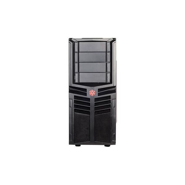 Chassis SILVERSTONE Redline RL04B Midi Tower, 1x ATX, 7 slots, USB3.0, Headphones, Microphone-In, PSU optional, Black