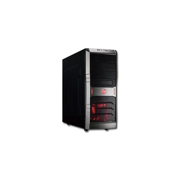 Chassis SILVERSTONE Redline RL01B Midi Tower, 1x ATX, 7 slots, USB3.0, Headphones, Microphone-In, PSU optional, Black