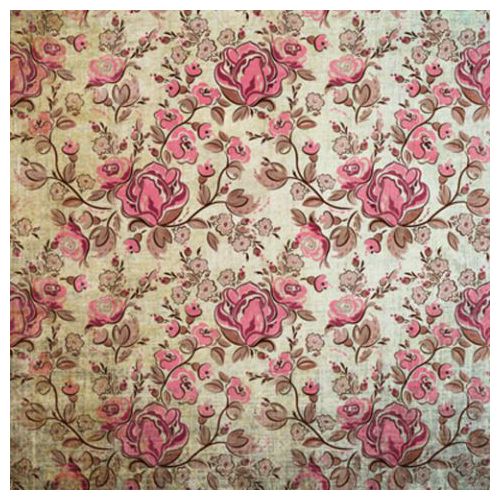 Click Props Background Vinyl with Print Roses Distressed 1,52x1,52m studijska foto pozadina s grafikom