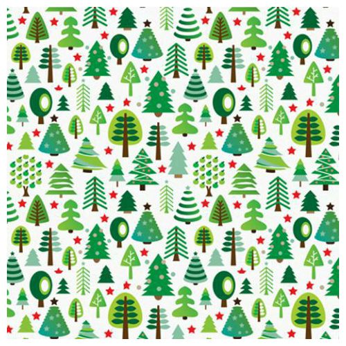 Click Props Background Vinyl with Print Christmas Trees 1,52x1,52m studijska foto pozadina s grafikom