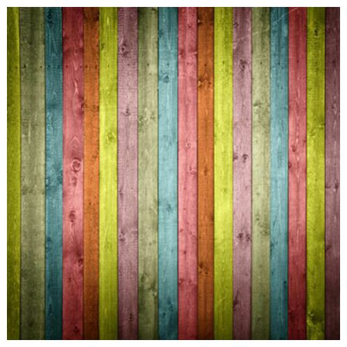 Click Props Background Vinyl with Print Coloured Wood 1,52x1,52m studijska foto pozadina s grafikom