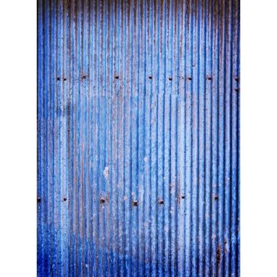 Click Props Background Vinyl with Print Blue Corrugated Sheet 2.13x2.9m studijska foto pozadina s grafikom