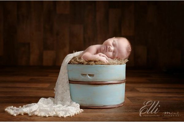 Click Props Newborn Bobble Lace Wrap Teal BLWT 50x70cm foto pribor za fotografiju beba