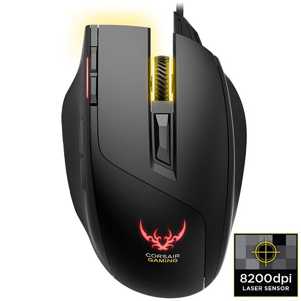 Corsair Gaming SABRE RGB 8200 DPI Laser Gaming Mouse (EU version)