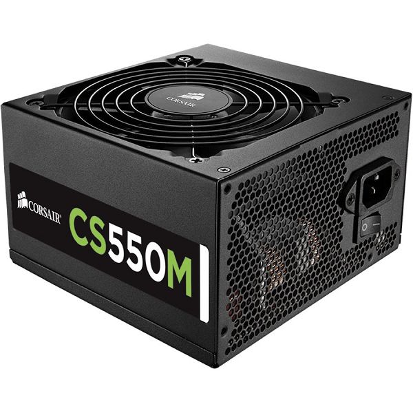 Corsair PSU Builder Series CS550M, 550 Watt, Modular Power Supply, EU Version