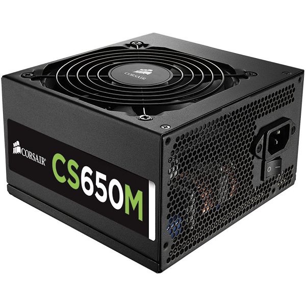 Corsair PSU Builder Series CS650M, 650 Watt, Modular Power Supply, EU Version