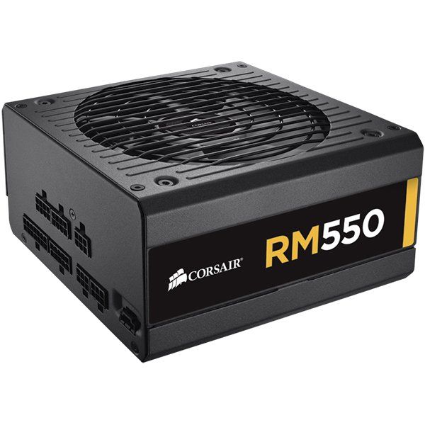 Corsair PSU Enthusiast Series RM550 Power Supply, Fully Modular 80 Plus Gold 550 Watt, EU Version