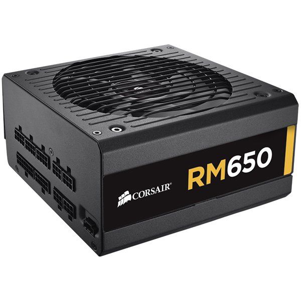 Corsair PSU Enthusiast Series RM650 Power Supply, Fully Modular 80 Plus Gold 650 Watt, EU Version