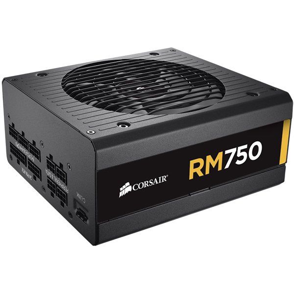 Corsair PSU Enthusiast Series RM750 Power Supply, Fully Modular 80 Plus Gold 750 Watt, EU Version