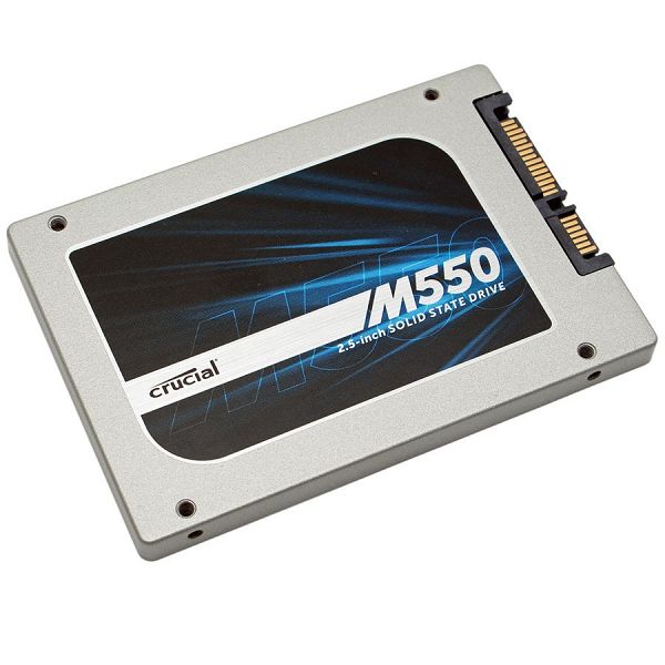 Crucial SSD 1TB Crucial M550 SATA 6Gbps 2.5" 7mm (with 9.5mm adapter) SSD