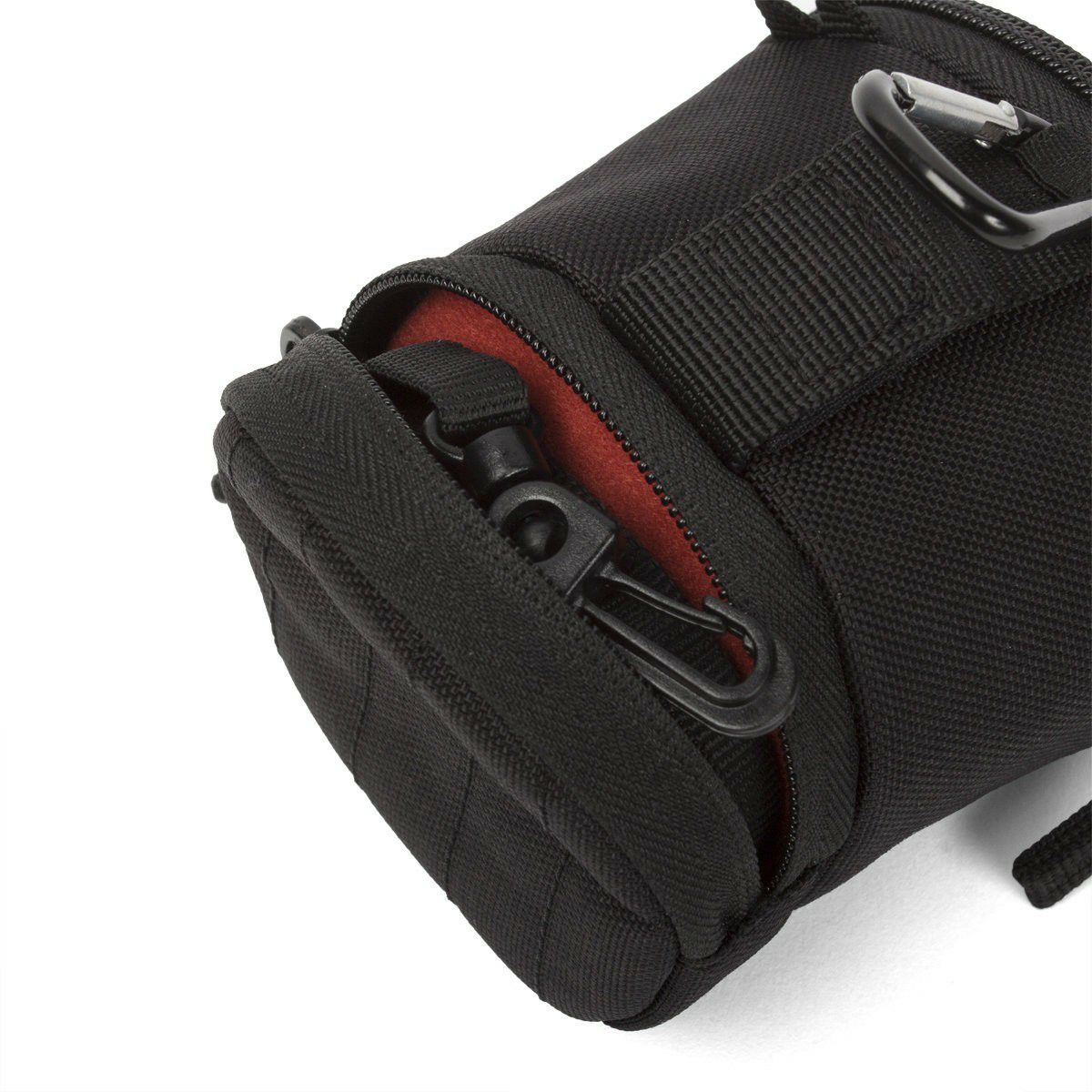 Crumpler Base Layer Lens Case S black rusted red (BLLC-S-001) crna hrđavo crvena torba za fotoaparat