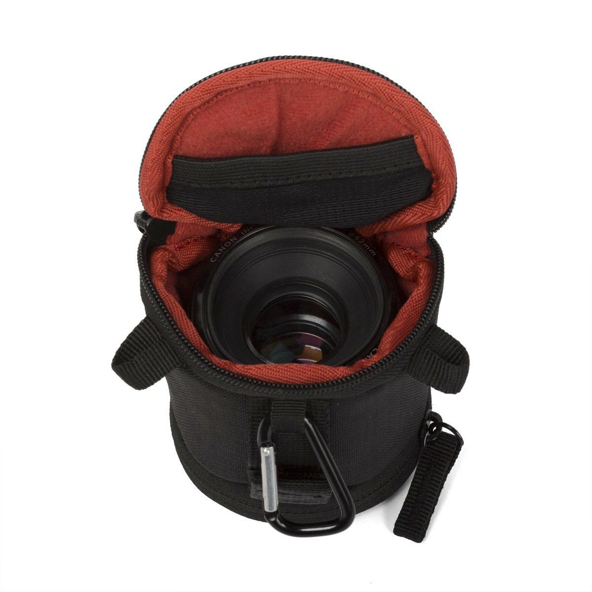 Crumpler Base Layer Lens Case S black rusted red (BLLC-S-001) crna hrđavo crvena torba za fotoaparat