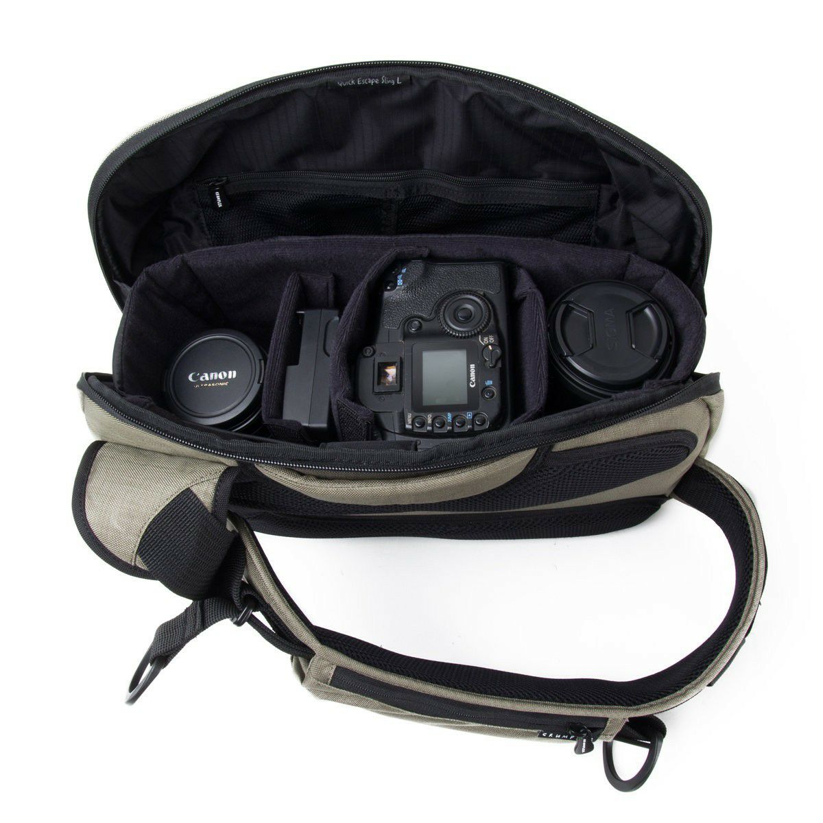 Crumpler Quick Escape Sling L - (Tablet) dusty kahki (QES-L-007) bež torba za fotoaparat