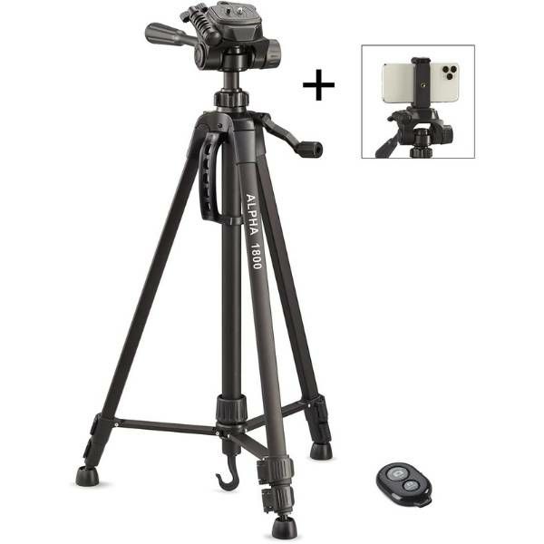 Cullmann Alpha 1800 140cm 2kg Bluetooth Tripod stativ tronožac s 3-Way Head glavom