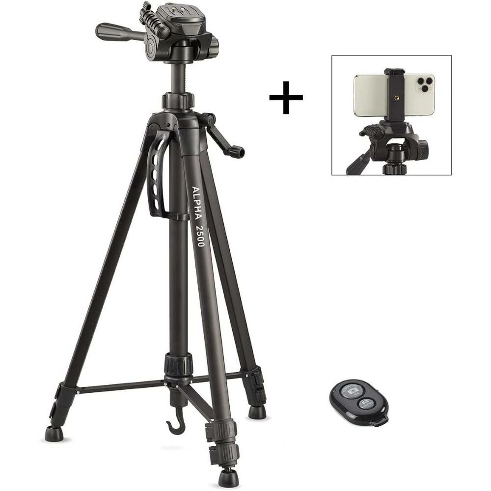 Cullmann Alpha 2500 Mobile Bluetooth 165cm 2.5kg tripod tronožac stativ za mobitel smartphone s 3-Way Head glavom (52127)