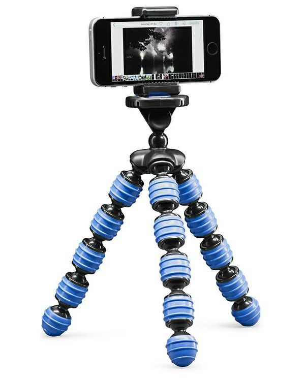 Cullmann Alpha 350 Mobile Blue 23cm 1kg Minitripod Gorillapod Flexible Tripod zglobni podesivi stativ s držačem za mobitel smartphone (50024)