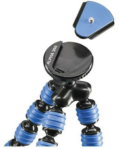 Cullmann Alpha 350 Mobile Blue 23cm 1kg Minitripod Gorillapod Flexible Tripod zglobni podesivi stativ s držačem za mobitel smartphone (50024)