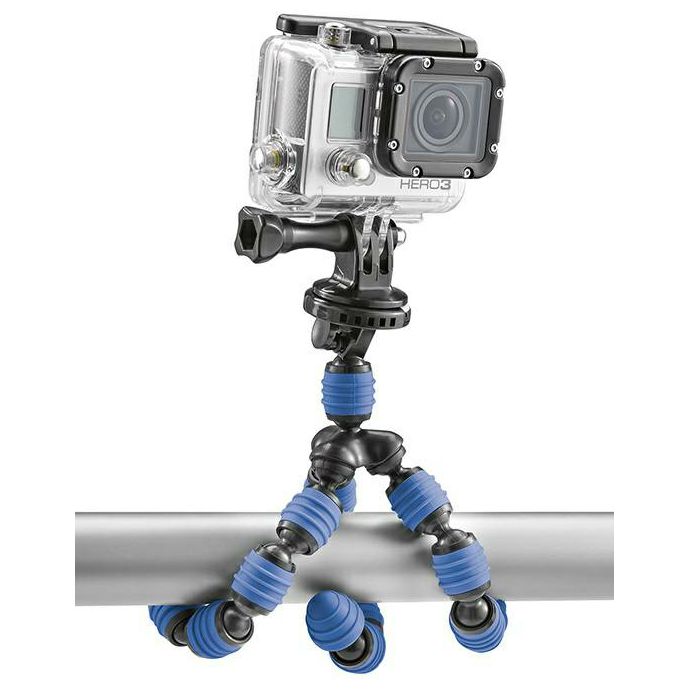 Cullmann Alpha 350 Mobile Blue 23cm 1kg Minitripod Gorillapod Flexible Tripod zglobni podesivi stativ s držačem za mobitel smartphone (50024)