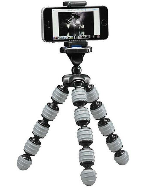 Cullmann Alpha 350 Mobile Grey 23cm 1kg Minitripod Gorillapod Flexible Tripod zglobni podesivi stativ s držačem za mobitel smartphone (50023)