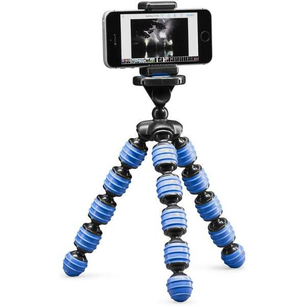 Cullmann Alpha 380 Mobile Blue 30cm 1.5kg Minitripod Gorillapod Flexible Tripod zglobni podesivi stativ s držačem za mobitel smartphone