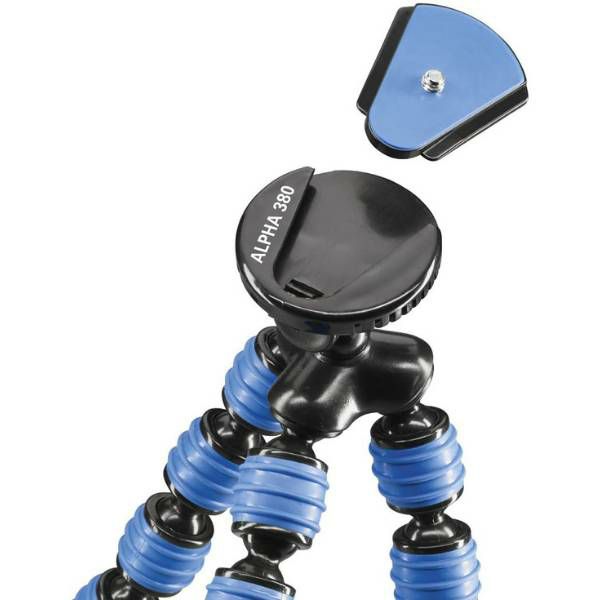 Cullmann Alpha 380 Mobile Blue 30cm 1.5kg Minitripod Gorillapod Flexible Tripod zglobni podesivi stativ s držačem za mobitel smartphone