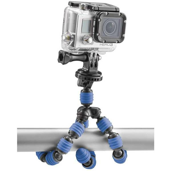 Cullmann Alpha 380 Mobile Blue 30cm 1.5kg Minitripod Gorillapod Flexible Tripod zglobni podesivi stativ s držačem za mobitel smartphone