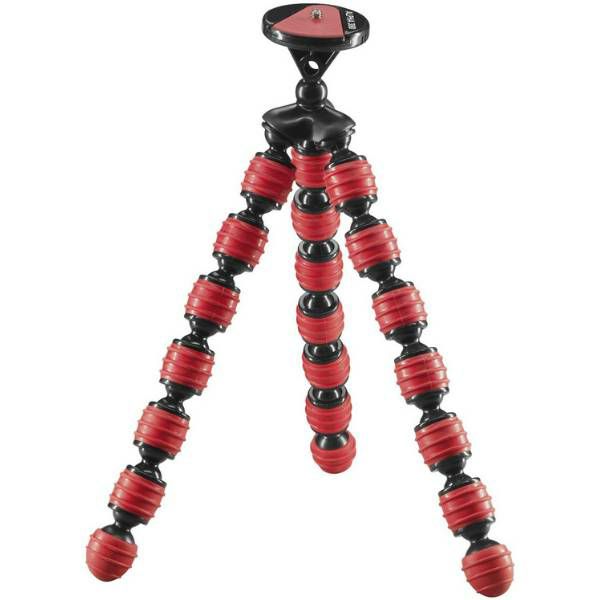 Cullmann Alpha 380 Mobile Red 30cm 1.5kg Minitripod Gorillapod Flexible Tripod zglobni podesivi stativ s držačem za mobitel smartphone