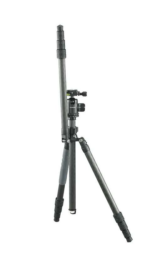 Cullmann Carvao 825MC Black 156cm 10kg Carbon tripod tronožac karbonski stativ s integriranim monopodom + kuglasta glava Ball Head (56845)