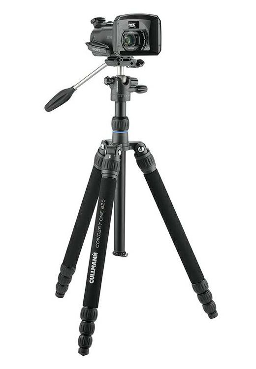 Cullmann Concept One 625 OH2.5V 162.5cm 5kg Aluminium tripod tronožac aluminijski stativ + kuglasta glava Ball Head (56253)