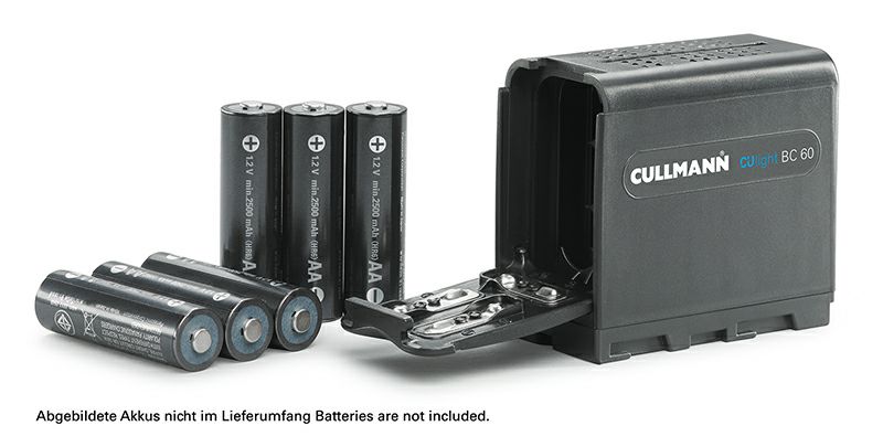 Cullmann CUlight BC 60 Empty NPF battery case adapter 6x AA baterije na Sony NP-Fxx prihvat za LED video rasvjetu (61993)