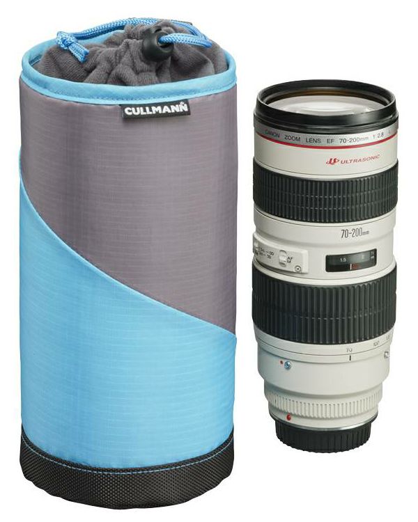 Cullmann Lens Container Large Cyan Grey torbica za objektiv Lens case Bag (98634)