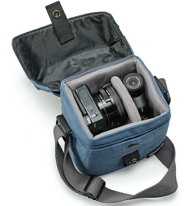 Cullmann Madrid Two Vario 400 Canvas blue torba za DSLR fotoaparat Camera bag (98186)