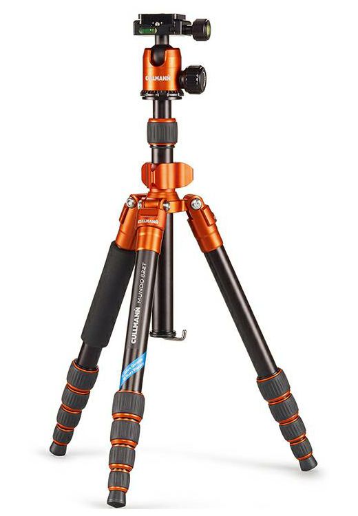 Cullmann Mundo 522T Orange 135.5cm 5kg Aluminium Travel tripod tronožac aluminijski stativ + kuglasta glava Ball Head (55452)