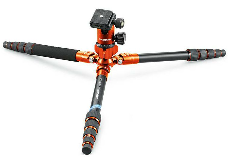 Cullmann Mundo 522T Orange 135.5cm 5kg Aluminium Travel tripod tronožac aluminijski stativ + kuglasta glava Ball Head (55452)